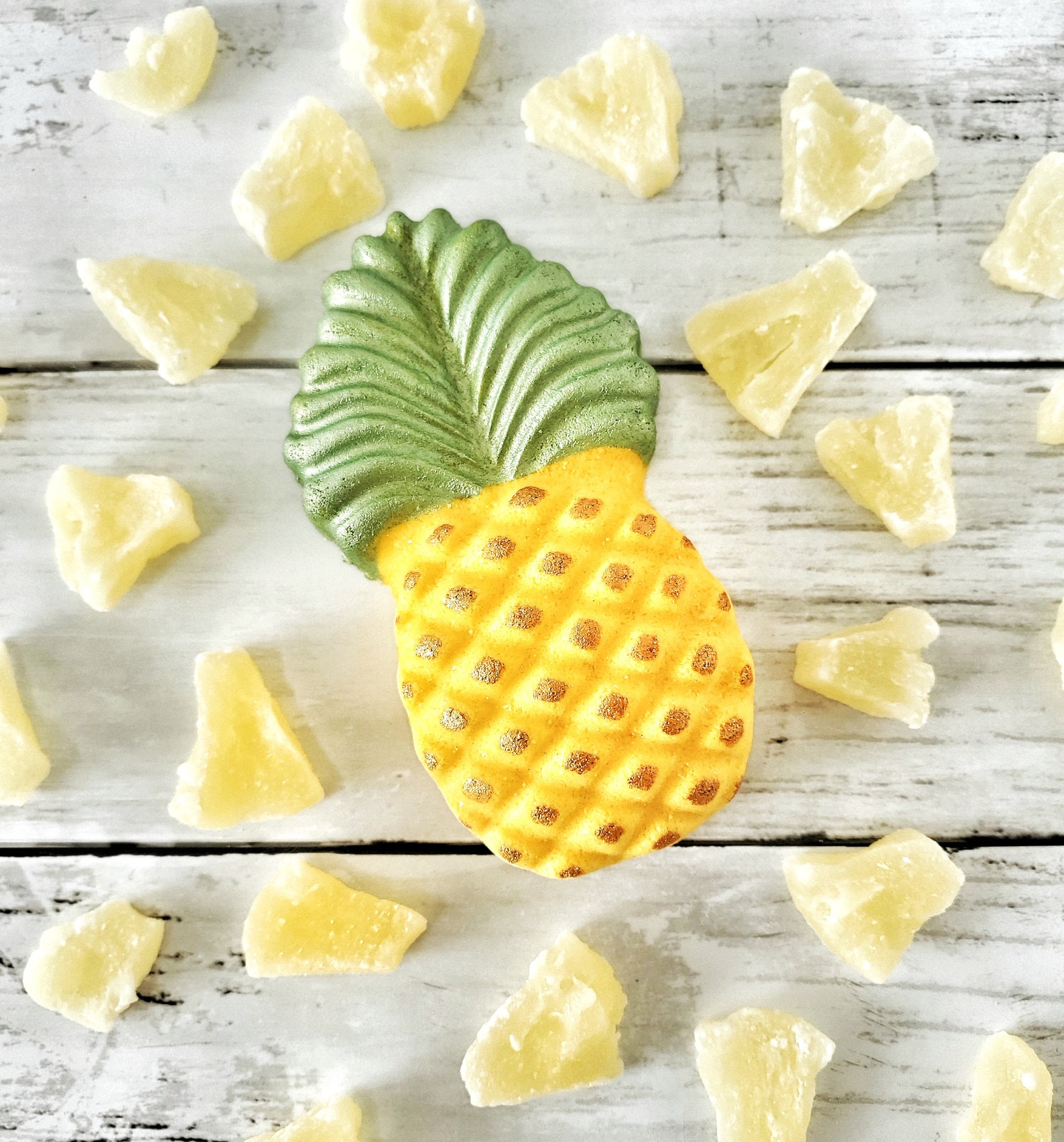 Pineapple Bath Bomb Pineapple Coconut Water Scented Bath Etsy