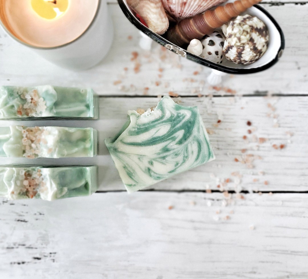 Sea Salt & Lily Cold Process Soap | All Natural Palm Free Soap ...