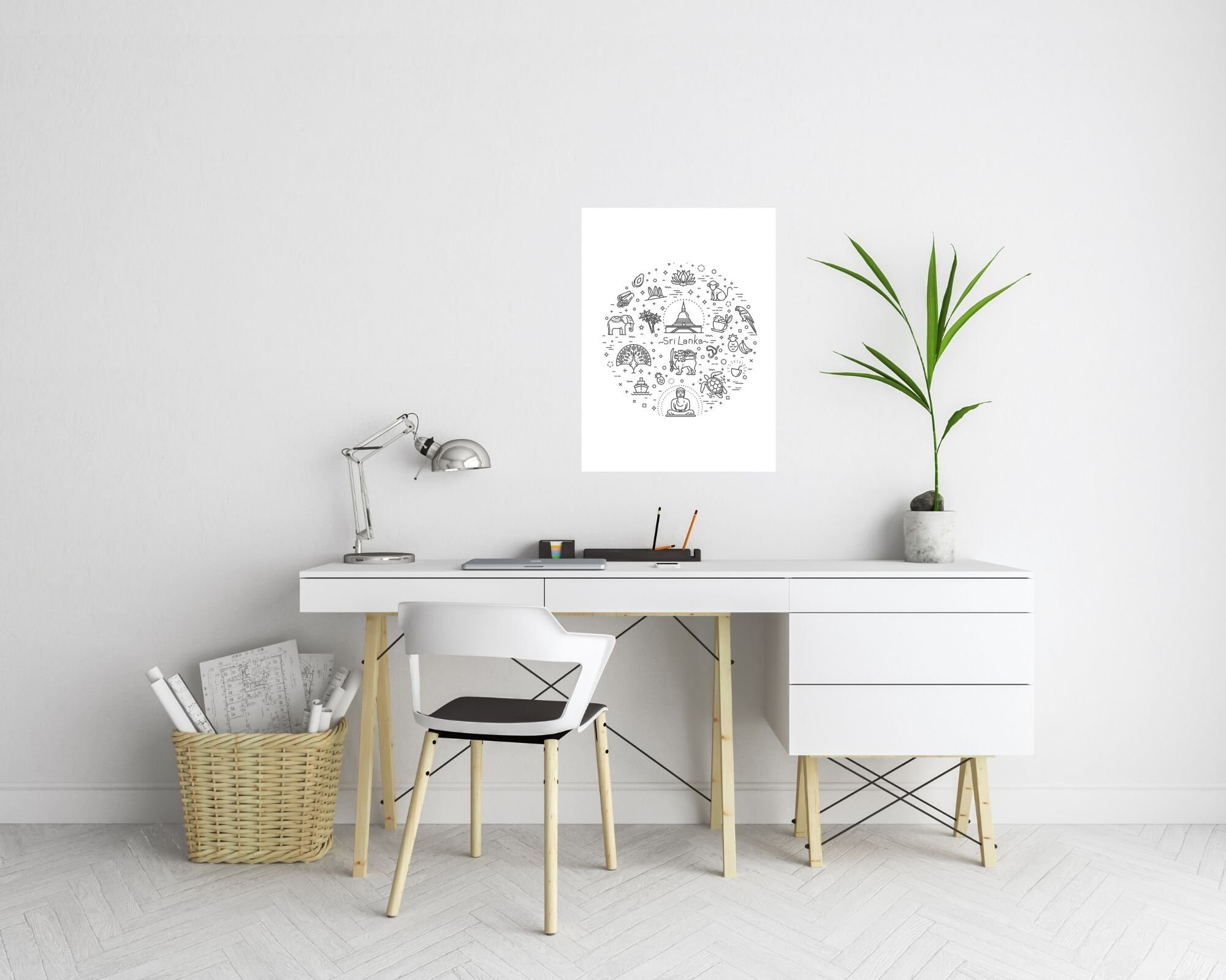 Sri Lanka printable wall art wall art wall decor travel | Etsy