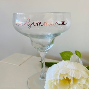 Personalised Margarita Glass