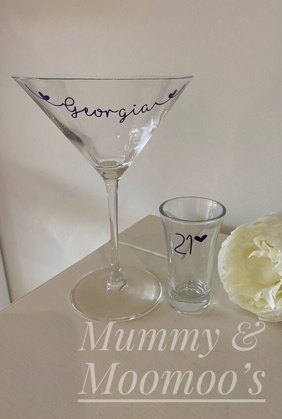Personalised Martini porn Star Cocktail Glass Set With - Etsy
