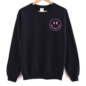 College Fleece Unisex Crewneck Sweatshirt | Custom College Apparel | Tailgate Apparel | Arizona State | Sorority Apparel | Smiley Face |