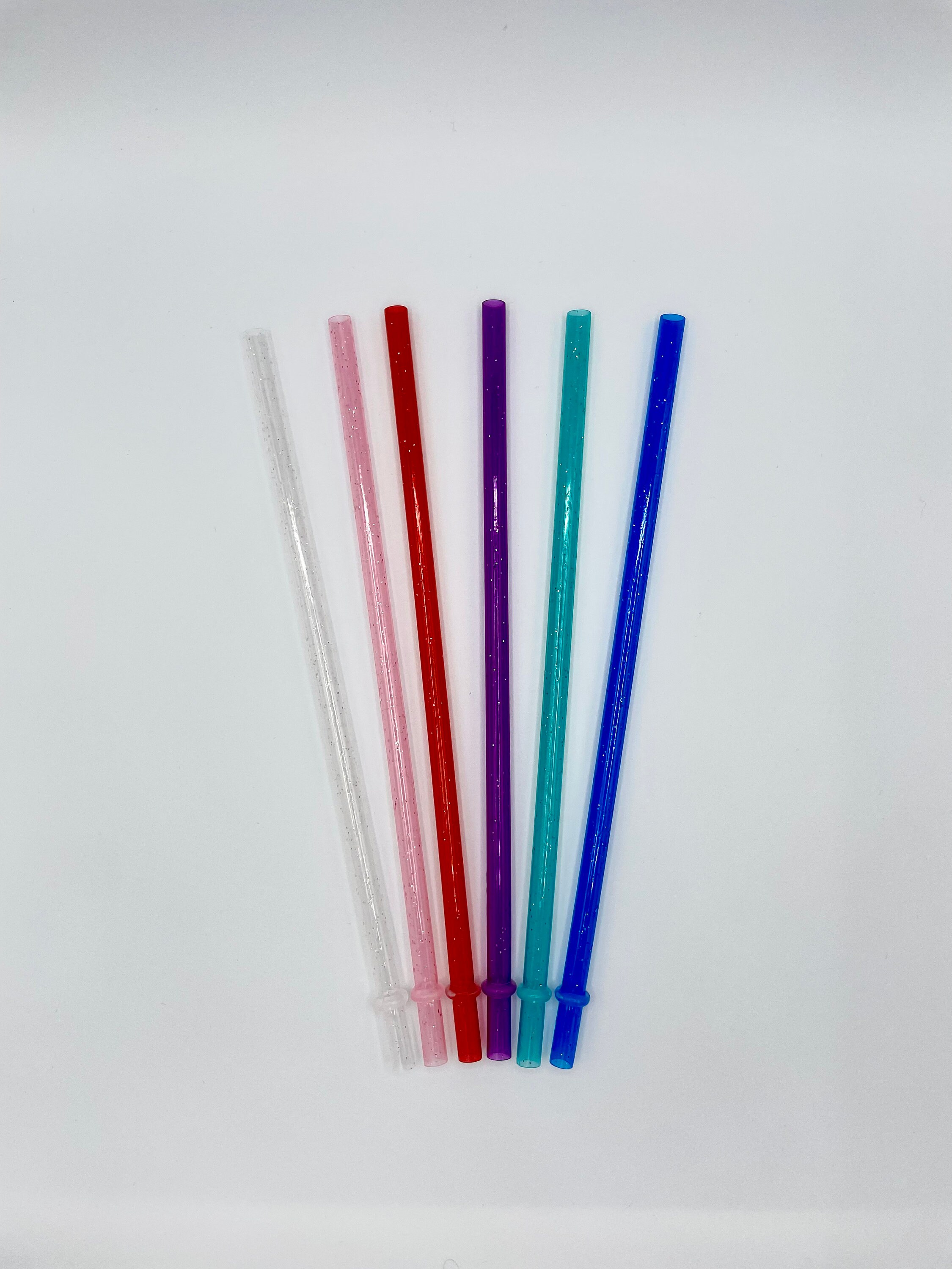 Glitter Reusable Straw / Glitter Straw / Glitter Plastic Straw Etsy