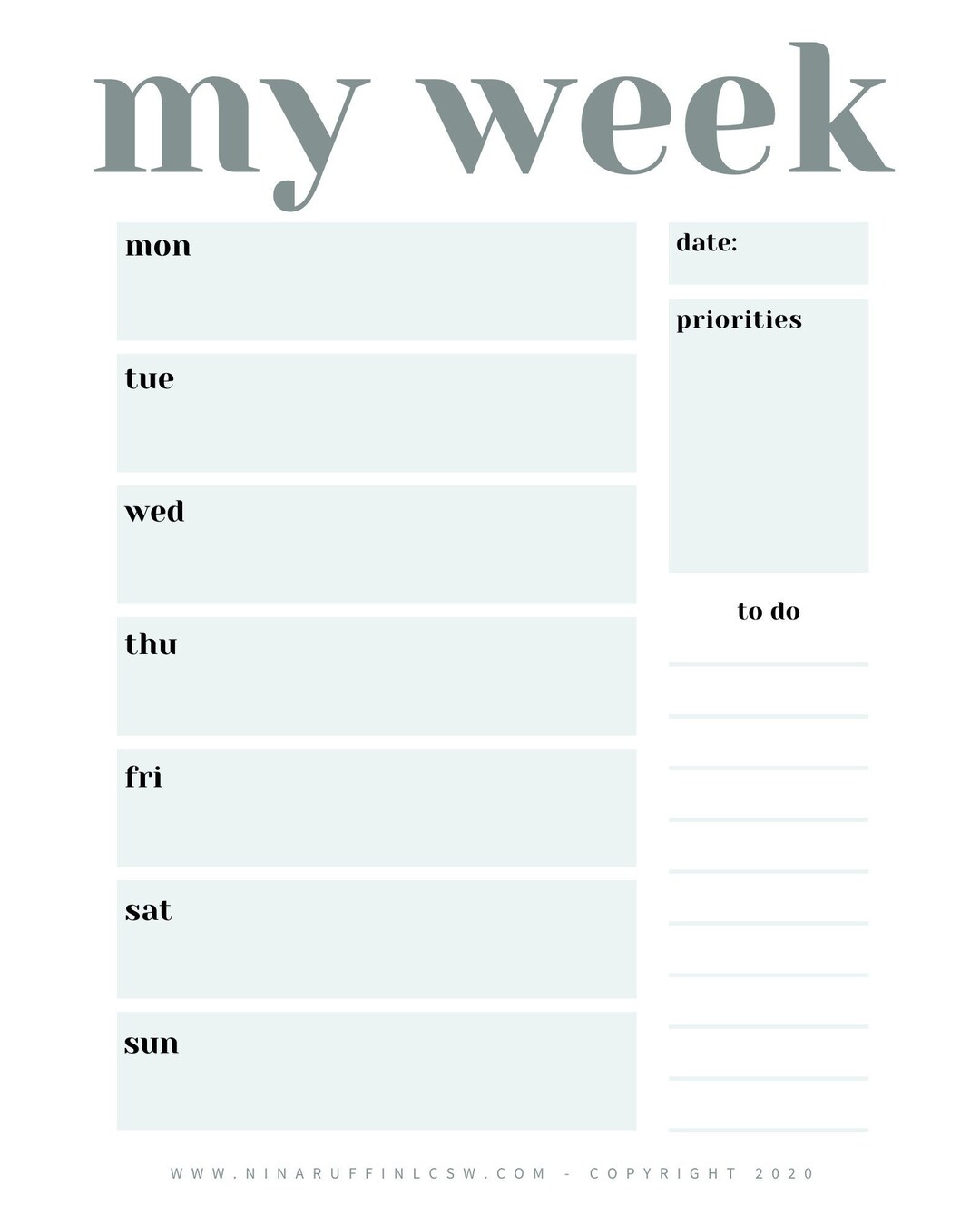 weekly-planner-printable-to-do-list-minimal-weekly-schedule-etsy