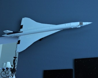 Ultimative Display Lösungen Wandhalterung Display für Lego 10318 Concorde