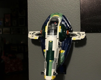 Ultimate Display Solutions wall mount for Ultimate Collector Series Lego 75409 Jango Fett's Firespray-Class Starship (Slave 1)