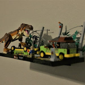 Ultimate Display Solutions wall mount display for Lego 76956 T-Rex Breakout