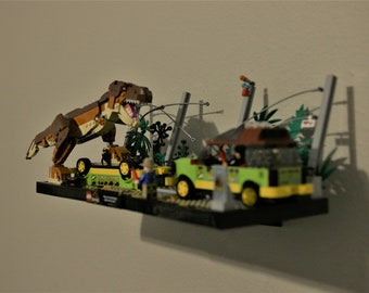 Ultimate Display Solutions wandmontagedisplay voor Lego 76956 T-Rex Breakout