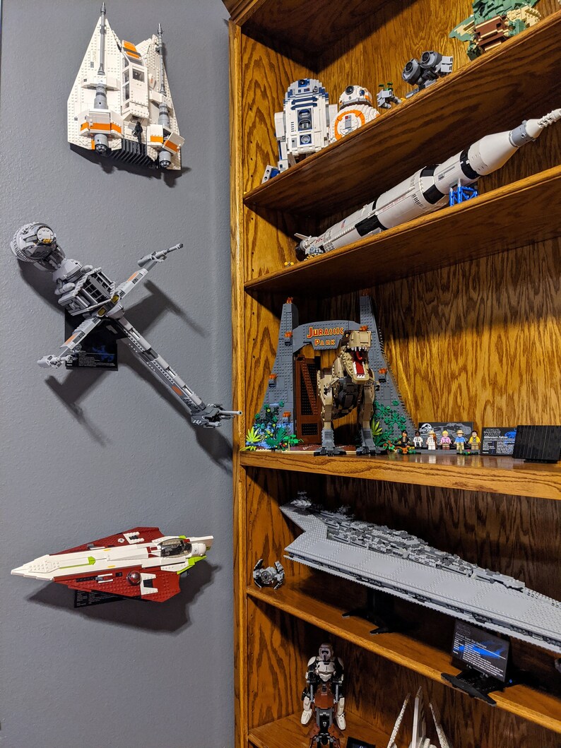 Ultimate Display Solutions Wall Mount Display For Lego Ultimate Collector Series 10215 Obi Wan Jedi Starfighter Toys Games Toys Efp Osteology Org