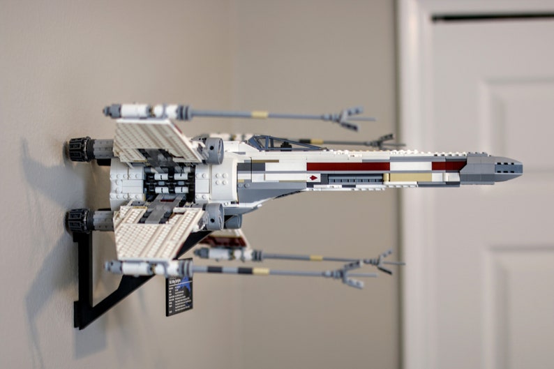Ultimate Display Solutions wall mount display for Lego UCS 75095 Tie Fighter and 75181 Y-wing 10240 X-wing