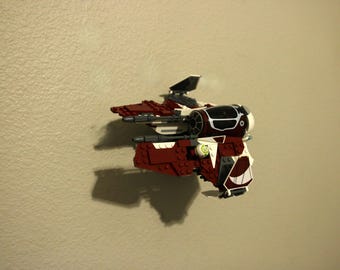 Ultimate Display Solutions wall mount display for LEGO 75401 Ahsoka's Jedi Interceptor