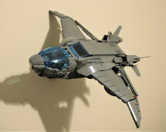 Ultimate Display Solutions wall mount display for Lego 76248 Avengers Quinjet