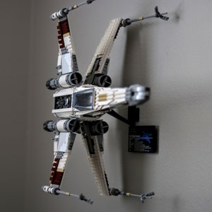 Ultimate Display Solutions wall display for Ultimate Collector Series Lego 75355/10240 Xwing, 75181 Ywing, 75144 speeder, and 75275 Awing