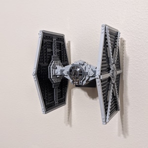 Ultimate Display Solutions wall mount for Lego non-UCS Tie Fighters 75300, 75211, 75101, 9492, 7146, 7263
