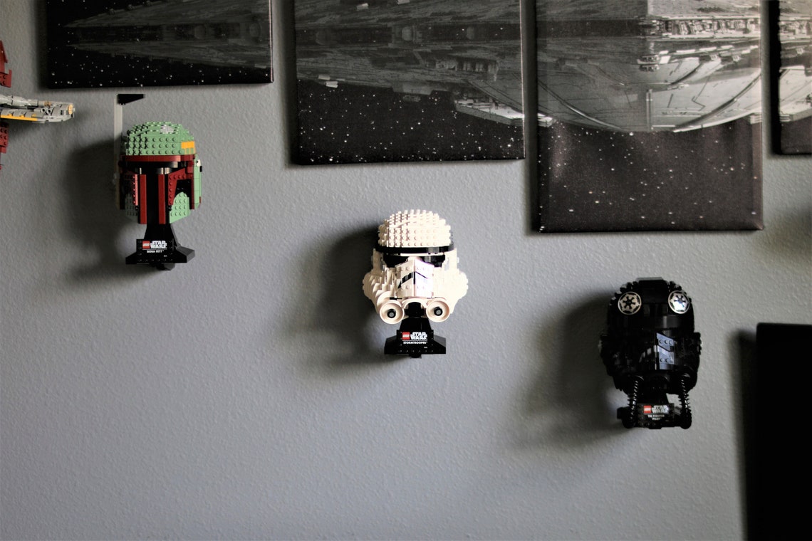 display case for lego helmets