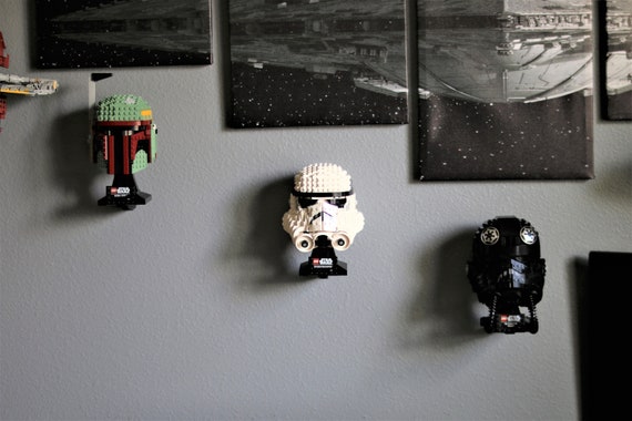 Ultimate Display Wall Mount Display for All Lego Helmets Boba Fett 75277 75328 Mandalorian Stormtrooper 75276 and 76165 Iron Man and More Etsy Canada