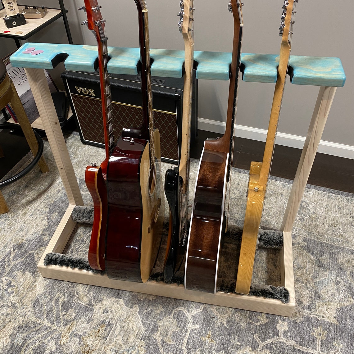 Reflex Signature Series Guitar Rack 7 Guitars Etsy