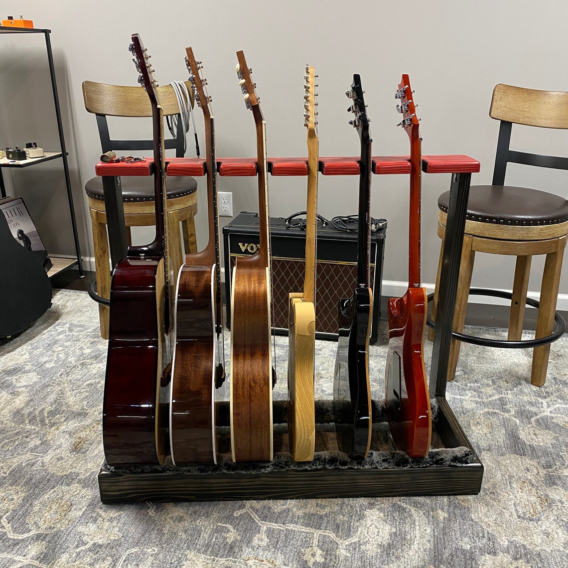 Reflex Signature Series Guitar Rack 7 Guitars Etsy