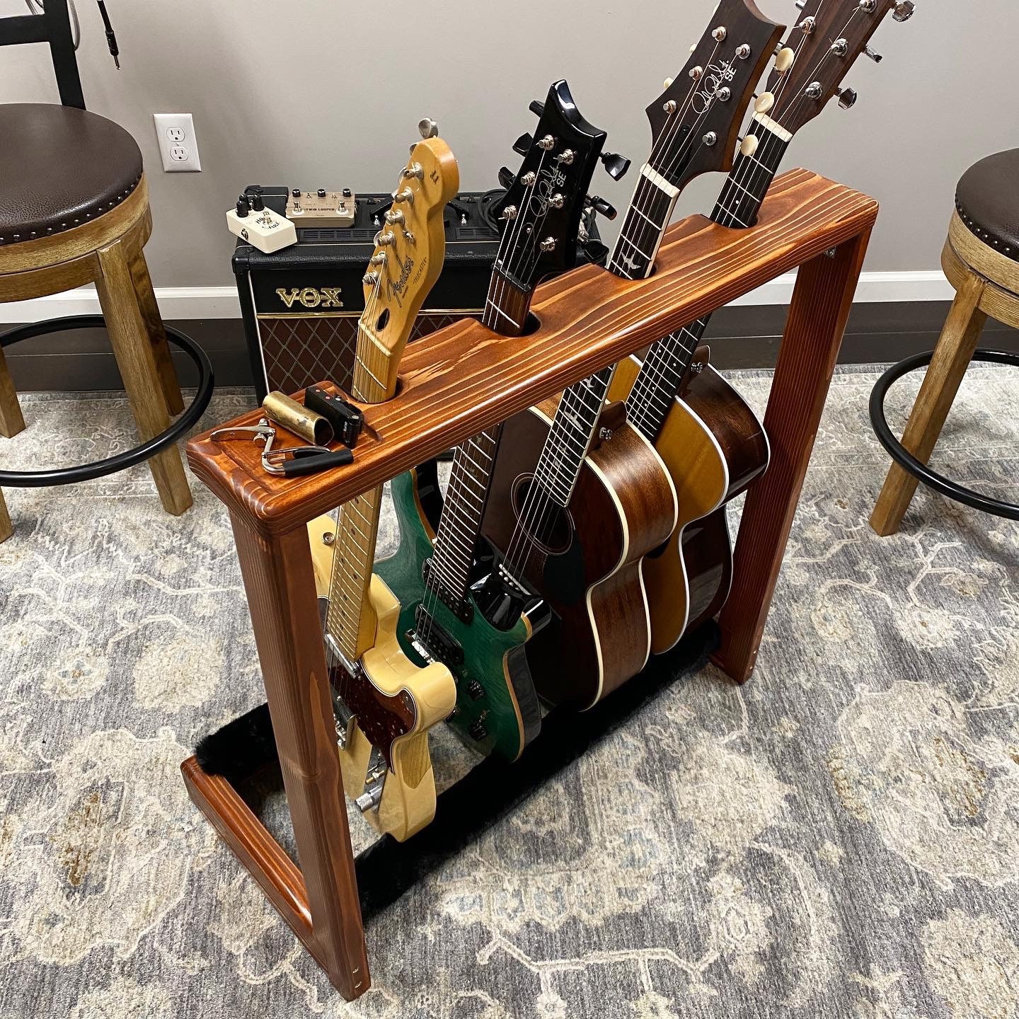 Reflex Signature Series Guitar Rack 7 Guitars Etsy