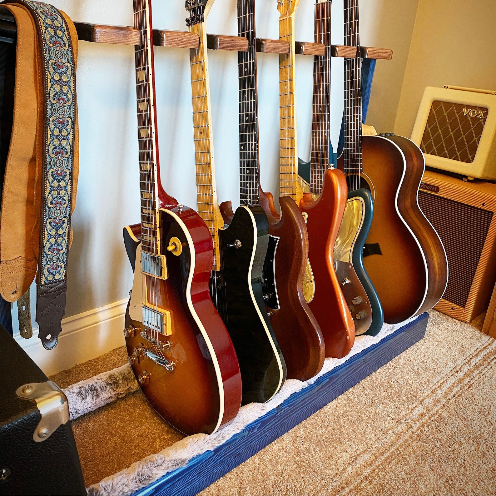 Reflex Signature Series Guitar Rack 7 Guitars Etsy