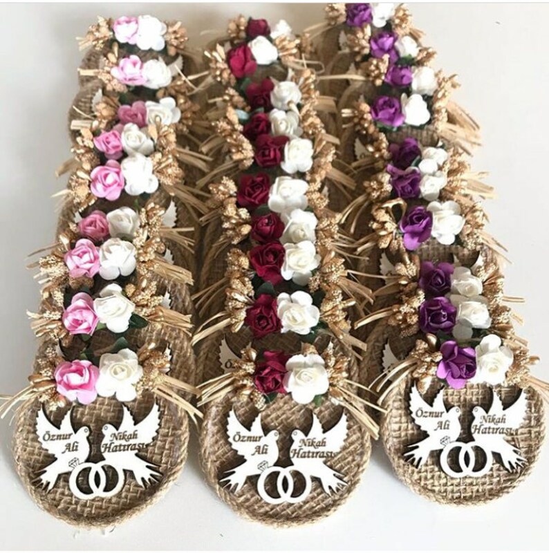 Acrylic name jute fabric plexiglass Wedding Party Favors for Guest in bulk Personalized Acrylic Personalized Favors Custom gifts