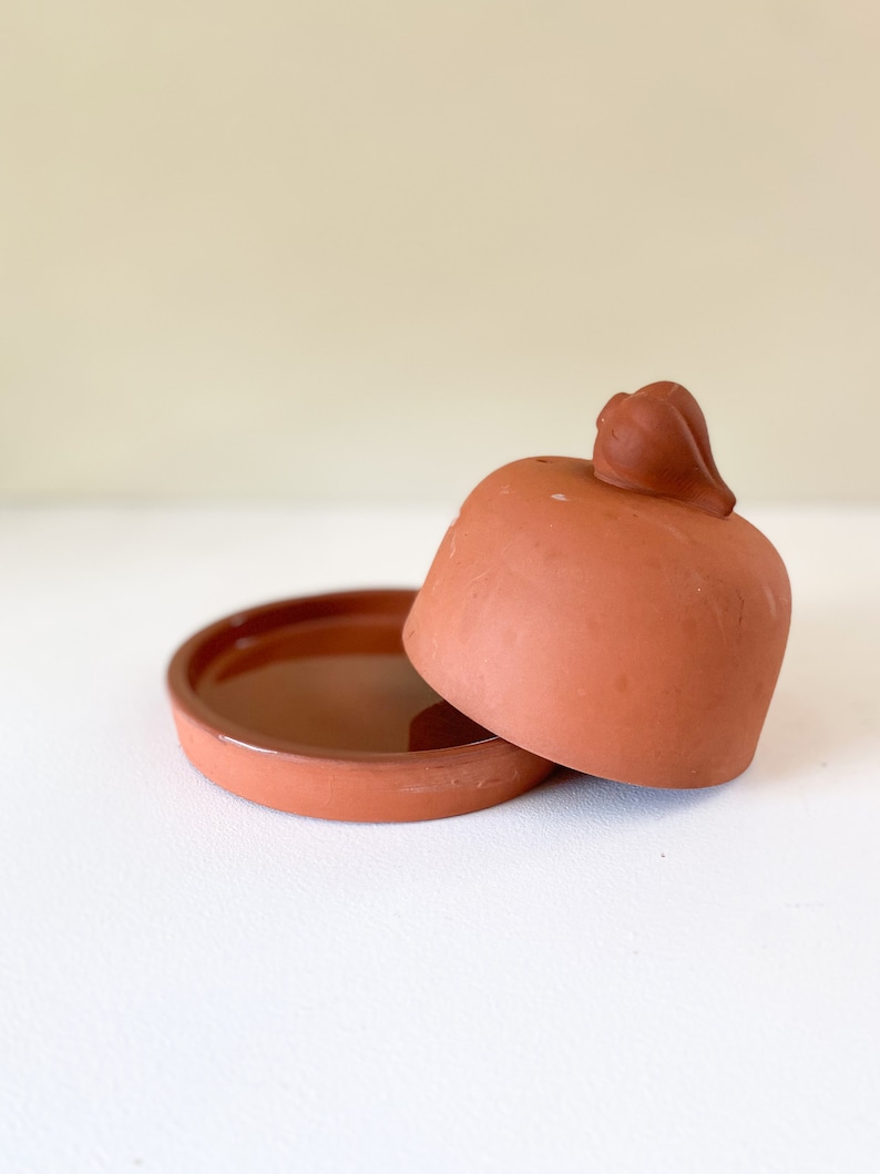 Terracotta Garlic Keeper / Garlic Roaster Etsy