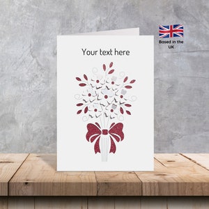 Cartes pop-up bouquet de fleurs pour toutes les occasions | Cartes d'anniversaire pop-up | pop-up de la Saint-Valentin | pop-up de cartes d'anniversaire | Carte florale 3D