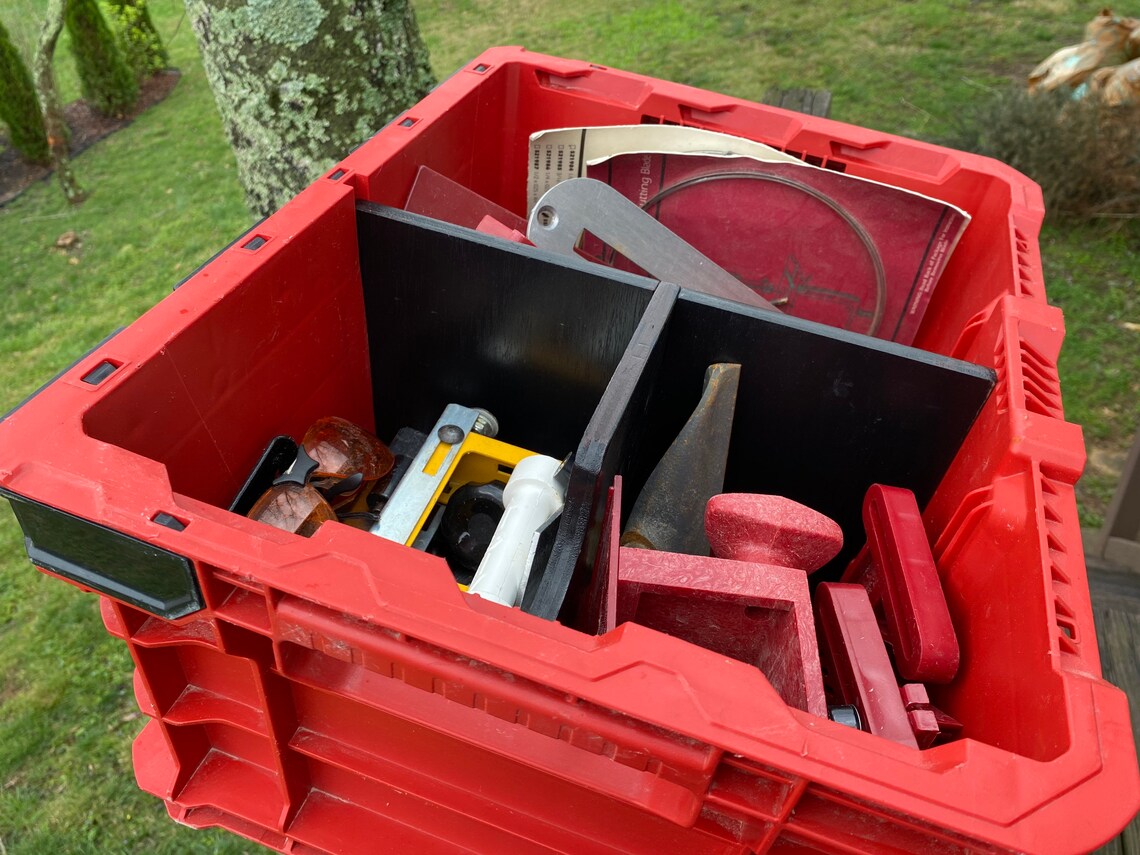2 Black Packout Crate Dividers for Two Crates Etsy