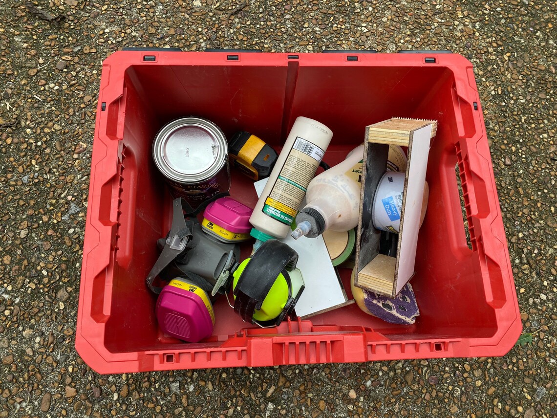 One Packout Crate Divider Black Etsy