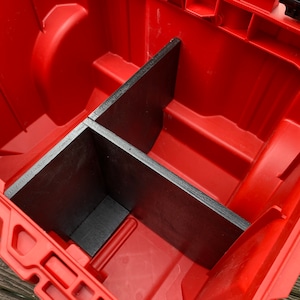 Rolling Packout Toolbox divider - Black