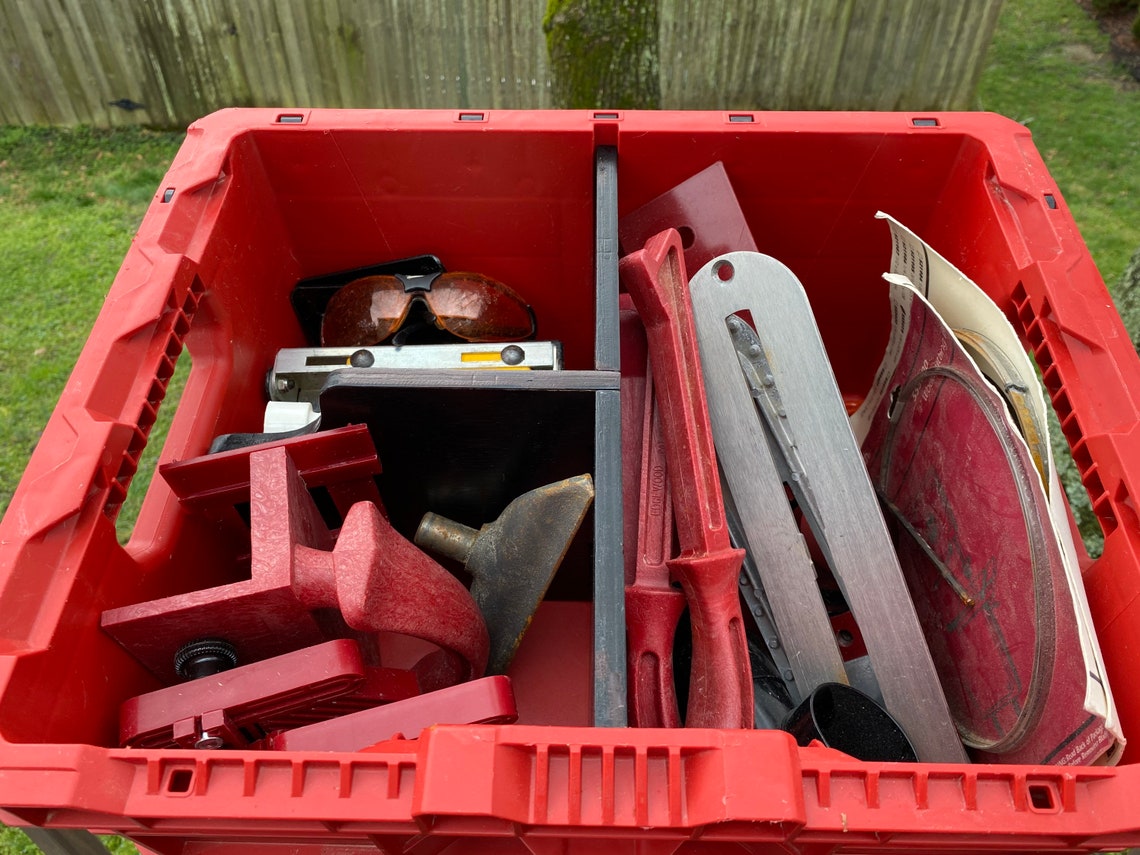 2 Black Packout Crate Dividers for Two Crates Etsy
