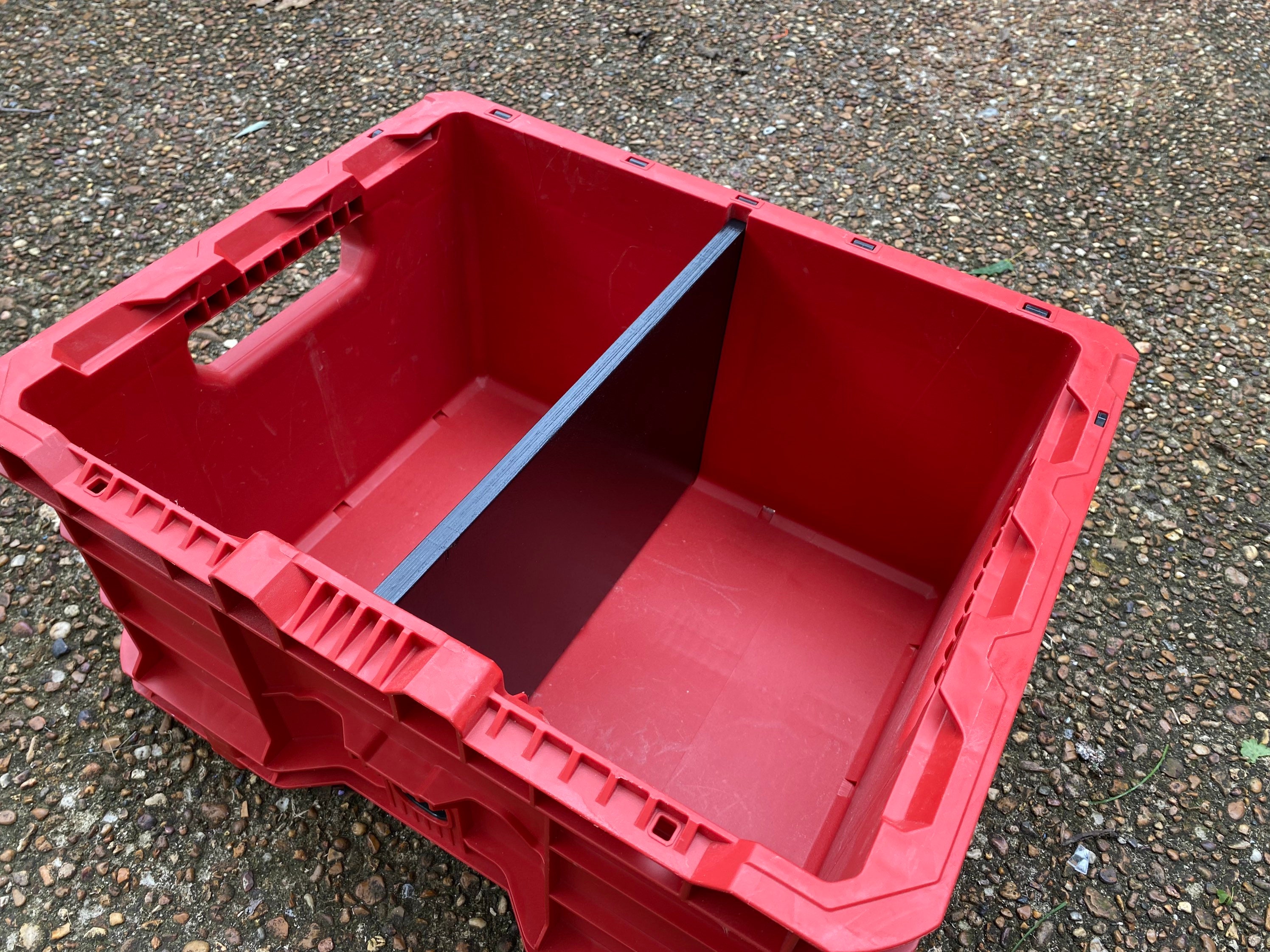 One Packout Crate Divider Black Etsy