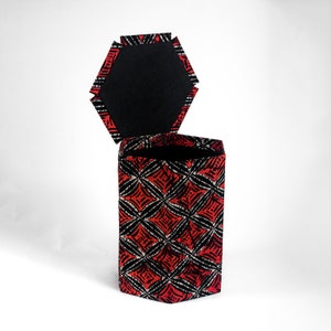 Adire/Ankara Handmade Collapsible storage decorative bin