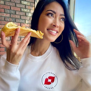 Lychee Lovers Embroidered Logo Unisex Premium Sweatshirt