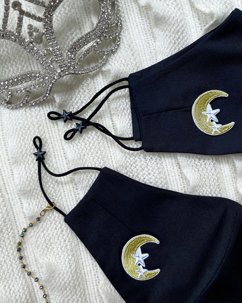 Celestial Mask, Star Mask, Gold Stars Mask, Cosmic Mask, Metallic ...