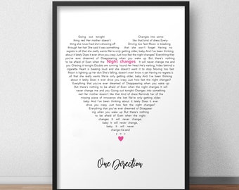 night changes one direction lyric