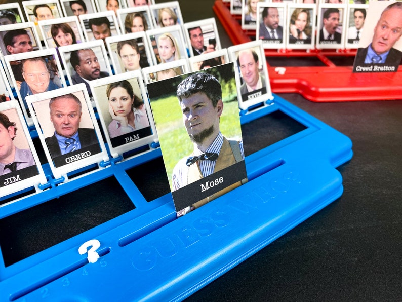 The Office Printable Guess Who SUPER FAN EDITION instant | Etsy