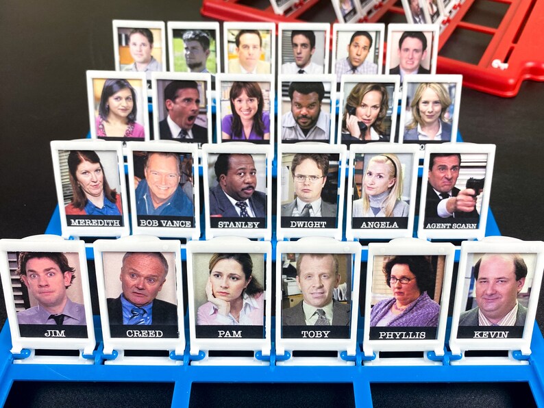 The Office Printable Guess Who SUPER FAN EDITION instant - Etsy France