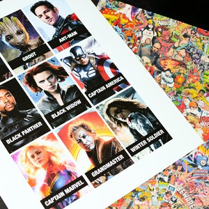 Superhero Printable Guess Who Game (instant Download) - Etsy
