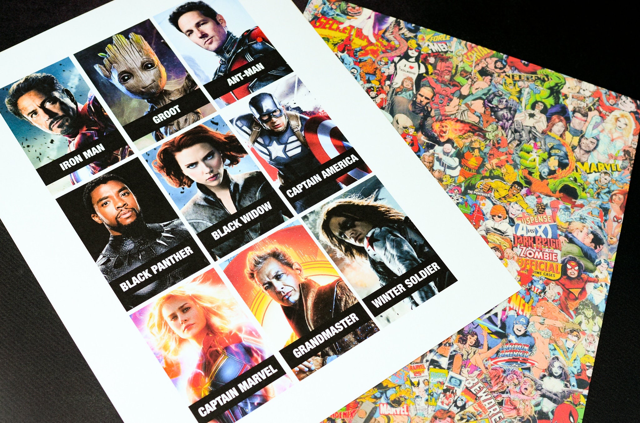 Superhero Printable Guess Who Game instant Download - Etsy
