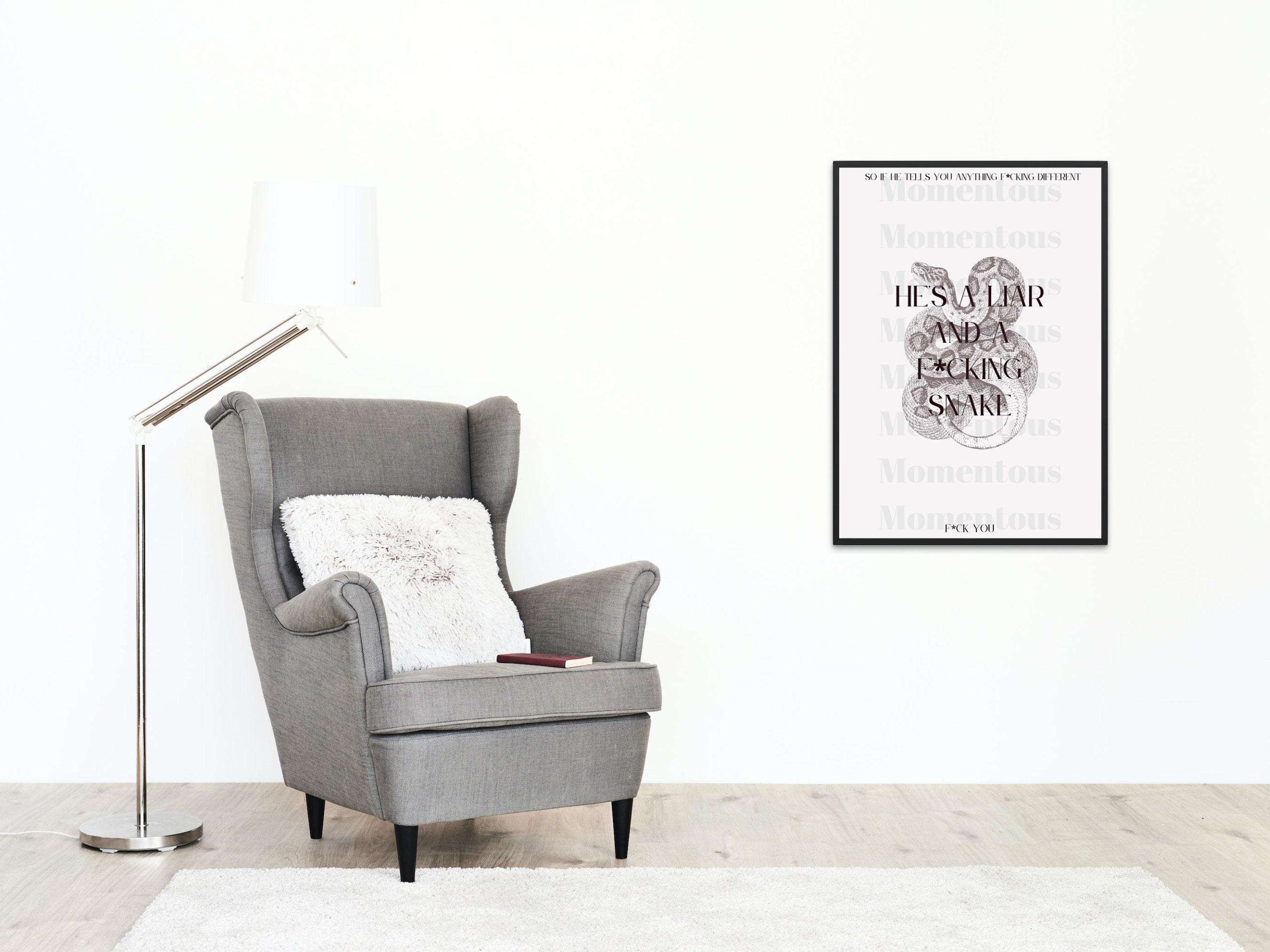 a tv show "liar and snake" digital print download (SEPIA) | Digital Download Printable Poster | Wall Decor | Minimalist Art