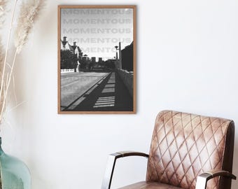 Tennessee Bridge Black and White Street Photography Print (Digital Download)