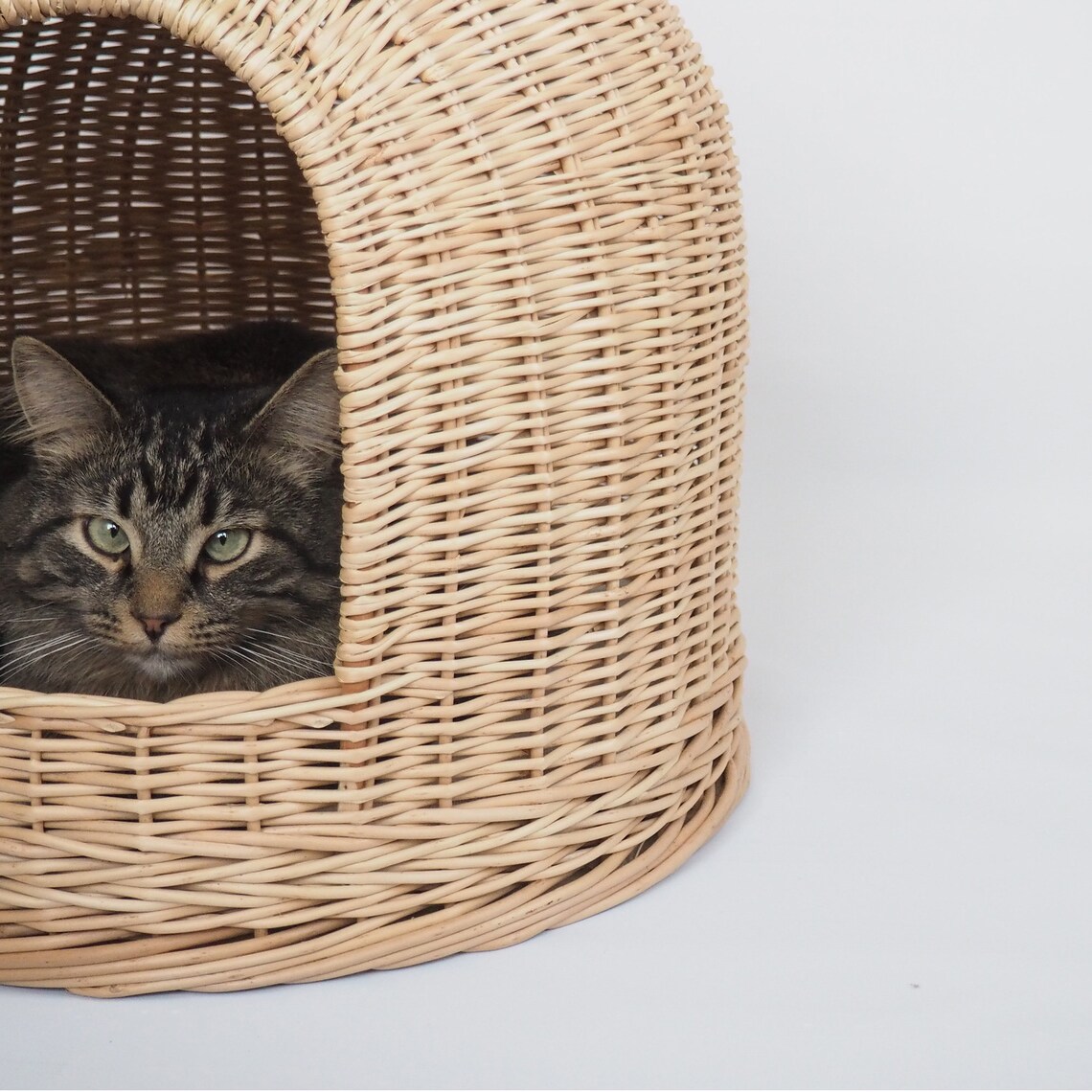 Wicker cat house Cat Furniture Pet house Cat Cave Cat Etsy