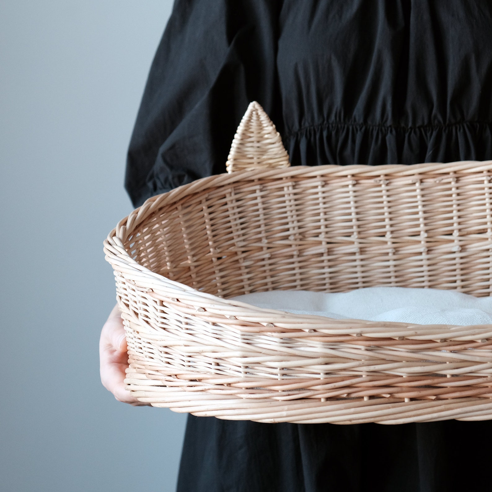 Wicker cat bed vine cat bed Cat Cave Cat basket Etsy