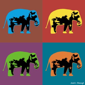 Sumatran elephant Poster image 2