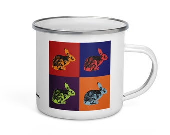 Rabbit - camper mug