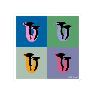 Oyster mushroom - vinyl sticker