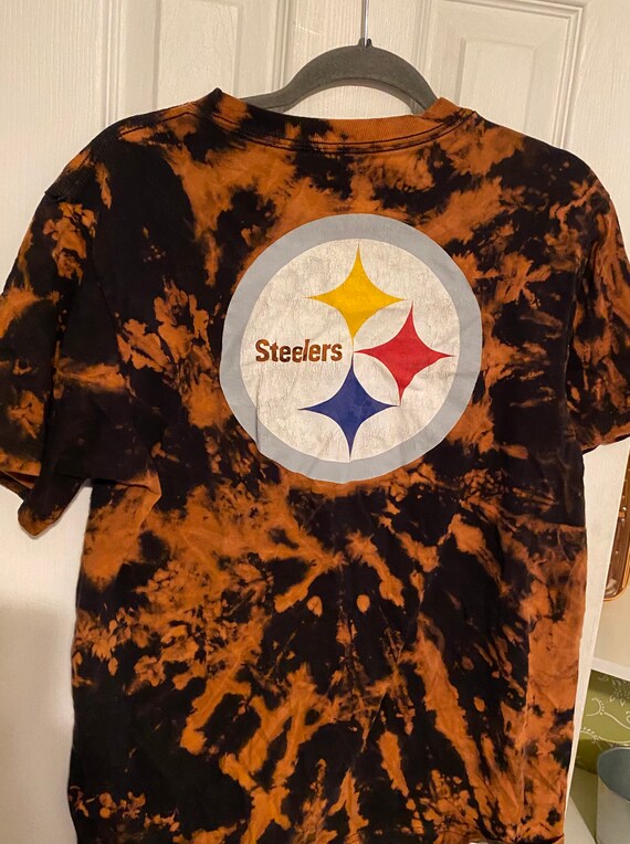 Pittsburgh Steelers Bleached T-shirt | Etsy
