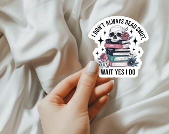 Pegatina "No siempre leo obscenidades"