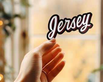 Pegatina de la camiseta de los NJ Devils